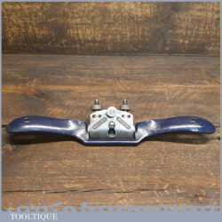 Vintage Record No: 0151 Adjustable Flat Soled Metal Spokeshave - Fully Refurbished