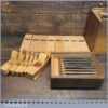 Wonderful Set Pattern Maker’s Beechwood Hollowing Planes - Various Soles Cutters