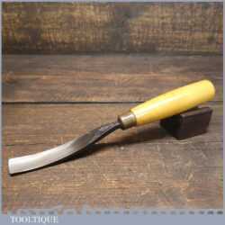 Vintage Henry Taylor 7/8” Curved Woodcarving Gouge Chisel - Sharpened Honed