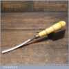 Vintage S.J. Addis 1/4” No: 16 Curved Wood Carving Gouge Chisel - Sharpened Honed