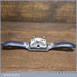 Vintage Record No: 0151 Adjustable Curved Sole Metal Spokeshave - Fully Refurbished