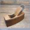Vintage Carpenter’s 5 ¾” Beechwood Smoothing Block Plane - Lapped Flat