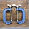 Vintage pair of Record 4” woodworking ‘G’ clamps in good used condition and ready for use.