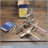 Vintage Boxed Record No: 044 Plough Plane Complete 8 Cutters - Fully Refurbished