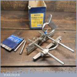 Vintage Boxed Record No: 044 Plough Plane Complete 8 Cutters - Fully Refurbished