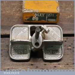 Vintage Boxed Stanley England No: 271 Router Plane - Good Condition