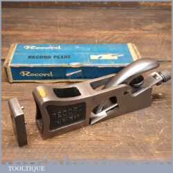 Vintage Boxed Record No: 311 Shoulder Bull Nose Chisel Plane 3 in 1 - Fully Refurbished