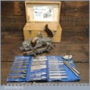 Vintage Boxed Record No: 405 Combination Plough Plane - Fully Refurbished