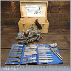 Vintage Boxed Record No: 405 Combination Plough Plane - Fully Refurbished