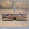 Vintage Brass Soled Mahogany Old Woman’s Tooth Hand Router Plane