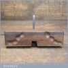 Vintage Brass Soled Mahogany Old Woman’s Tooth Hand Router Plane
