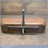 Vintage Brass Soled Mahogany Old Woman’s Tooth Hand Router Plane