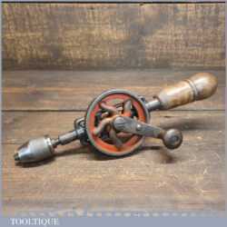 Vintage Egg Beater Double Pinion Hand Drill 1920’s - Good Condition