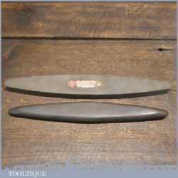 2 Vintage Oil Stones Medium And Semi Fine Grits - Good Condition