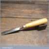 Vintage W. Marples & Sons carpenter’s 5/16” bevel edge chisel