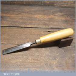 Vintage W. Marples & Sons carpenter’s 5/16” bevel edge chisel