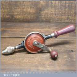 Vintage Stanley No: 03-803 Double Pinion Egg Beater Hand Drill - Good Condition