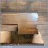Antique John Moseley Quirk Ogee & Astragal Beechwood Moulding Plane - Good Condition