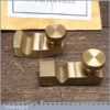 Unused Lie-Nielsen Curved And Straight Fences For A 66 Bronze Beading Plane
