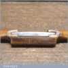 Vintage Beechwood Spokeshave 1 ½” Cutter Rosewood Insert - Good Condition
