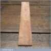 Vintage 12” x 2” Leather Strop Mahogany Backing Board - Unused Condition