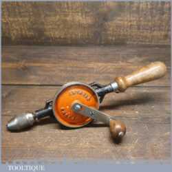 Vintage Stanley No: 803 Double Pinion Egg Beater Hand Drill - Good Condition
