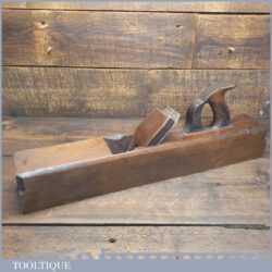 Vintage Carpenter’s 22” Beechwood Trying Plane - Lapped Flat Ready To Use