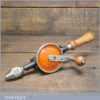 Vintage Stanley No: 803 Double Pinion Egg Beater Hand Drill - Good Condition