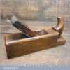 Unusual Vintage Sloyd Tool Sheffield Continental Style Beechwood Smoothing Plane