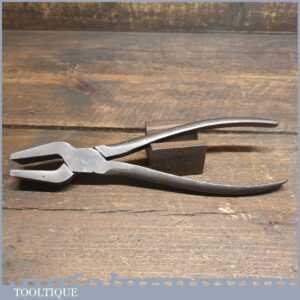 Vintage Pair Of 9 ½” Glazier’s Pliers - Good Condition