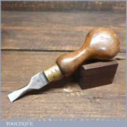 Vintage W. Marples Coffin Maker’s Beechwood Handled Screwdriver - Good Condition