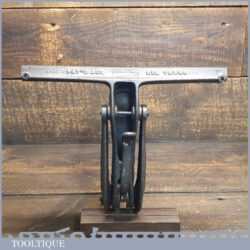 Vintage USA Made Saw Sharpening Vice Pat Dated 1899 - Good Condition