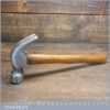 Vintage Large Richardson Carpenters 2.2lb Cast Steel Claw Hammer - Good Condition