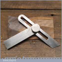 Vintage Engineers Steel Bevel With 4 ½” Blade - Good Condition