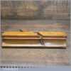 Antique Skew Bead Beechwood Moulding Plane Known As Rounding Plane