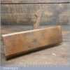 Antique Side Snipe Beechwood Moulding Plane - Nice Boxwood Insert