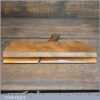 Antique Side Snipe Beechwood Moulding Plane - Nice Boxwood Insert
