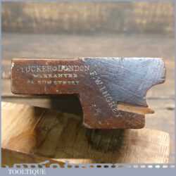 Antique Tucker of London (1833-1879) Side Bead Beechwood Moulding Plane