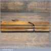 Antique John Rogers Westminster c.1734-1765 Square Ovolo Beechwood Moulding Plane