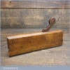 Antique 18th C John Rogers Westminster 1734-1765 Sash Ovolo Beechwood Moulding Plane