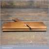 Rare Antique 18th Century Madox 1748-1775 Beechwood Standing Fillister Plane