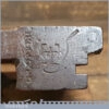 T22445 – Antique 19th century Crow (1859-1890) 1/8” tongue beechwood moulding plane in good used condition