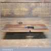 Antique 18th Century Wm. Moss 1775-1800 Round Beechwood Moulding Plane