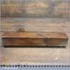 Antique 18th C John Hazey 1766-1771 Hollow 1 ½” Beechwood Moulding Plane