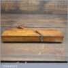 Antique 18th Century I. Sym 1753-1802 No: 17 Hollow Beechwood Moulding Plane
