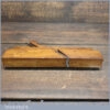 Antique 18th Century I. Sym 1753-1802 No: 17 Hollow Beechwood Moulding Plane