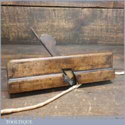 Antique 19th Century Beechwood Spill Plane - Good Condition Ready To Use