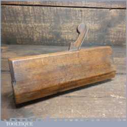 Uncommon Antique 18th Century B. Bown No: 15 Round Beechwood Moulding Plane