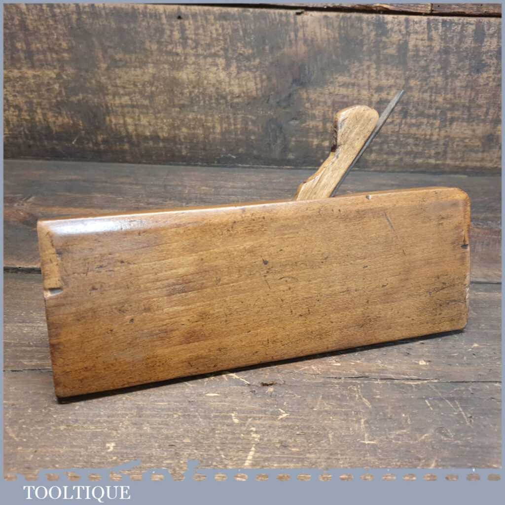 Antique Side Bead Beechwood Moulding Plane With Boxwood Insert