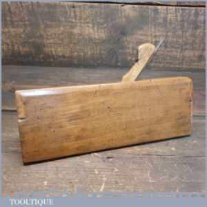 Antique Side Bead Beechwood Moulding Plane With Boxwood Insert
